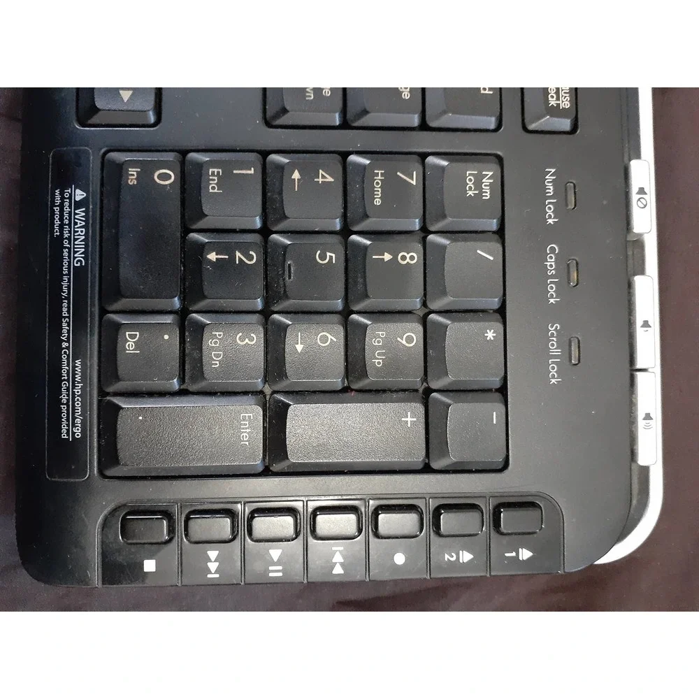 used HP Keyboard & NEW TV Tuner kit Hewlett Packard